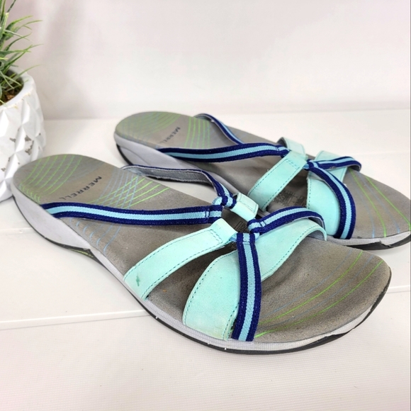 Merrell Camellia Pastel Tourquois Twilight Sandals - Picture 1 of 6